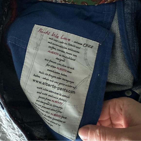 ❌Alberto Jeans Regular Slim Fit Size 29x34 100% cotton - Picture 10 of 11